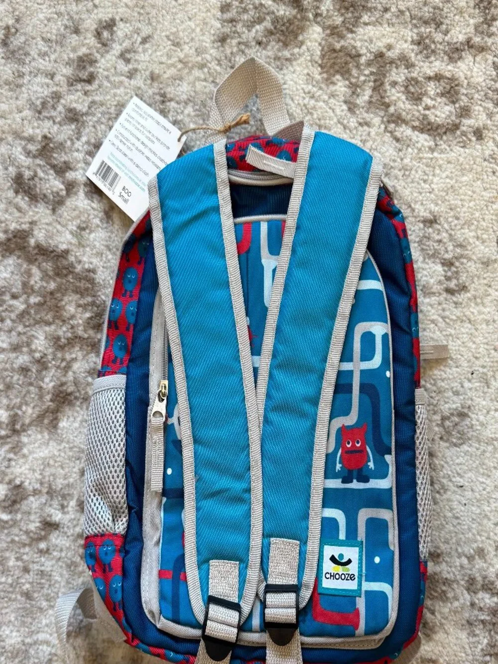 NWT Chooze Kids Backpack, Small, Boo Print